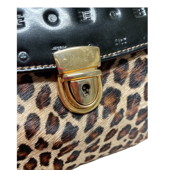 Arcadia patent and Calfhair satchel- beautiful! VGUC - Picture 4 of 7